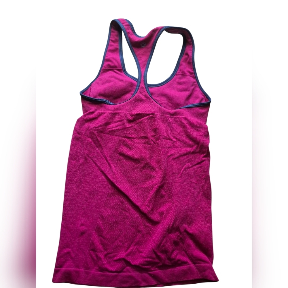 lululemon athletica Magenta Racerback‎ Tank Top Size 9